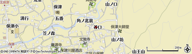 京都府亀岡市保津町（谷口）周辺の地図