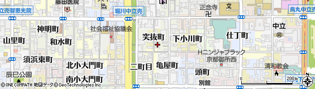 京都府京都市上京区突抜町48周辺の地図