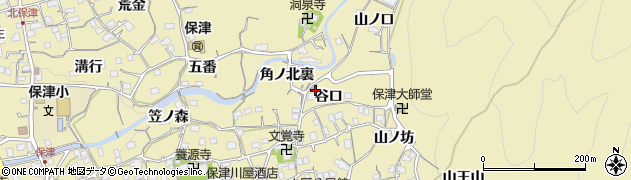 京都府亀岡市保津町山ノ口38周辺の地図