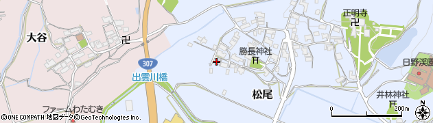 滋賀県蒲生郡日野町松尾484周辺の地図
