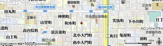 京都府京都市上京区榎町周辺の地図