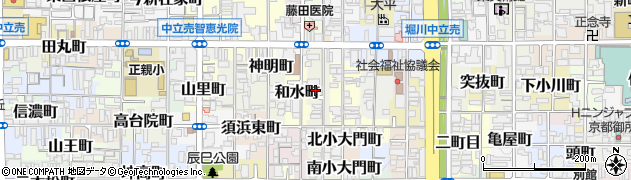 京都府京都市上京区常陸町周辺の地図