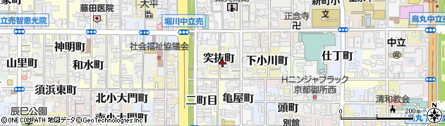 京都府京都市上京区突抜町46周辺の地図