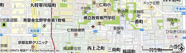 京都府京都市上京区下竪町171周辺の地図