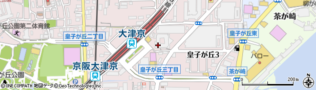 京都銀行西大津支店周辺の地図