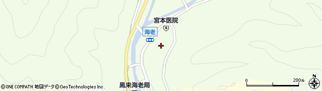 愛知県新城市海老周辺の地図
