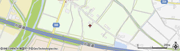 岡山県美作市楢原中173周辺の地図