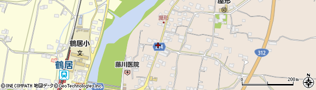 兵庫県神崎郡市川町屋形497周辺の地図