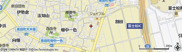 愛知県刈谷市泉田町割田6周辺の地図