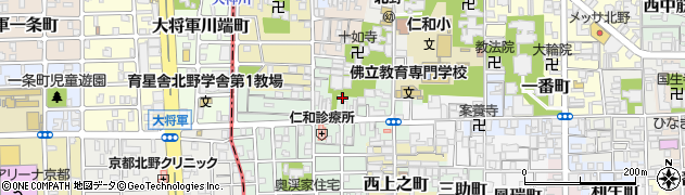 京都府京都市上京区下横町225周辺の地図