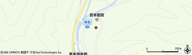 愛知県新城市海老（野辺）周辺の地図
