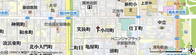 京都府京都市上京区甲斐守町110周辺の地図