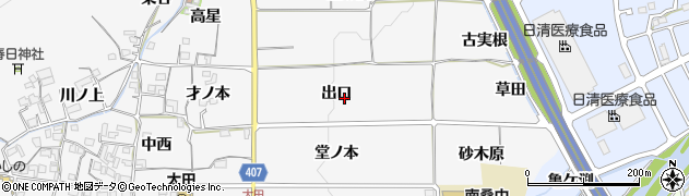 京都府亀岡市稗田野町太田（出口）周辺の地図
