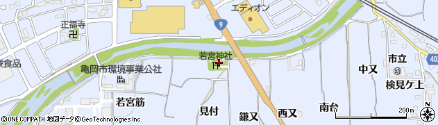 京都府亀岡市大井町並河見付周辺の地図