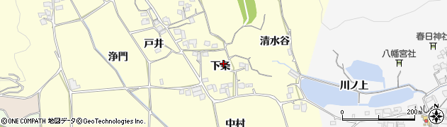 京都府亀岡市稗田野町鹿谷下条49周辺の地図