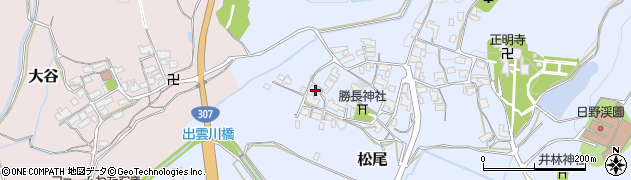 滋賀県蒲生郡日野町松尾461周辺の地図