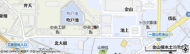 愛知県刈谷市今岡町吹戸池86周辺の地図