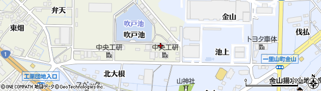 愛知県刈谷市今岡町吹戸池93周辺の地図