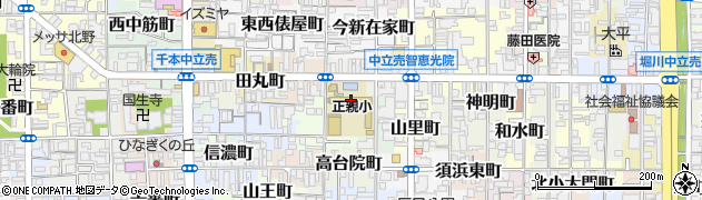 京都市立正親小学校周辺の地図