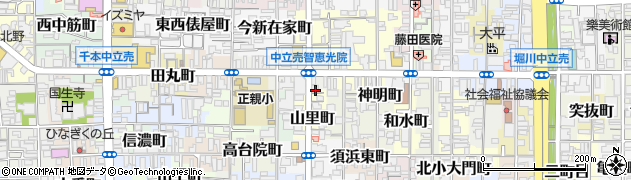 中山商事株式会社　京都支店周辺の地図