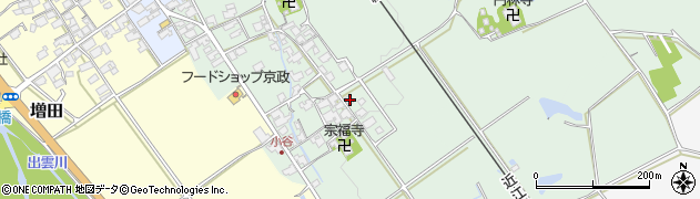 滋賀県蒲生郡日野町小谷556周辺の地図