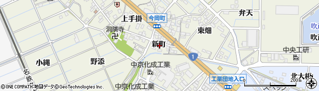 愛知県刈谷市今岡町（新町）周辺の地図