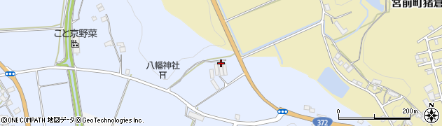京都府亀岡市本梅町中野西水築周辺の地図