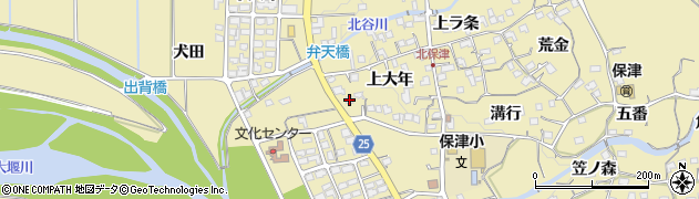 京都府亀岡市保津町上大年67周辺の地図