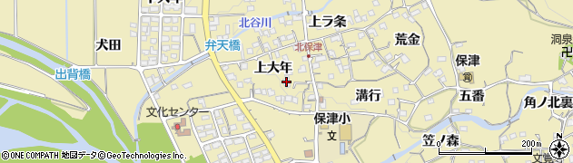 京都府亀岡市保津町上大年55周辺の地図