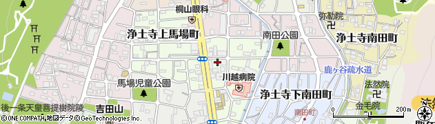 京都府京都市左京区浄土寺馬場町周辺の地図