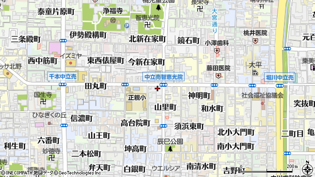 〒602-8261 京都府京都市上京区多門町の地図