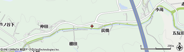 愛知県岡崎市奥殿町（菅伍田）周辺の地図