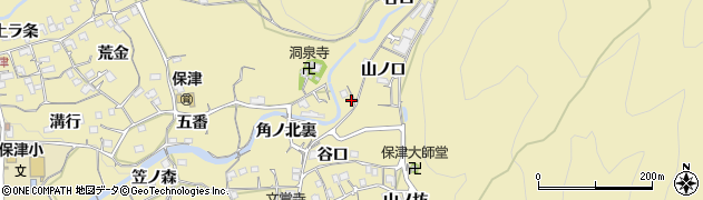 京都府亀岡市保津町山ノ口28周辺の地図