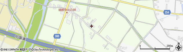 岡山県美作市楢原中198周辺の地図