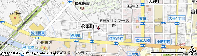 静岡県静岡市清水区永楽町6周辺の地図