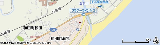 千葉県南房総市和田町海発1590周辺の地図