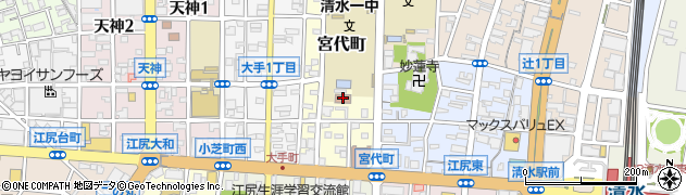 静岡市役所　生涯学習交流館辻生涯学習交流館周辺の地図