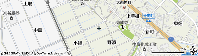 愛知県刈谷市今岡町野添14周辺の地図