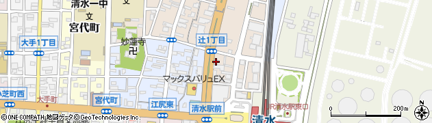 株式会社トヨタレンタリース静岡　清水駅前店周辺の地図