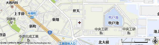 愛知県刈谷市今岡町弁天48周辺の地図