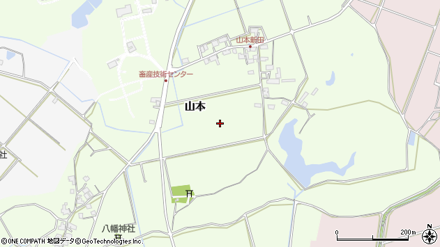 〒529-1651 滋賀県蒲生郡日野町山本の地図