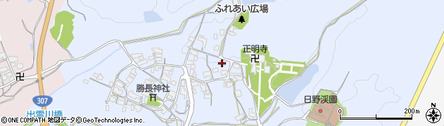 滋賀県蒲生郡日野町松尾587周辺の地図