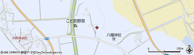 京都府亀岡市本梅町中野（小向）周辺の地図