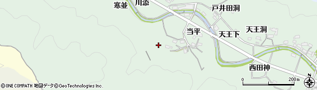 愛知県岡崎市奥殿町（釜ケ入）周辺の地図