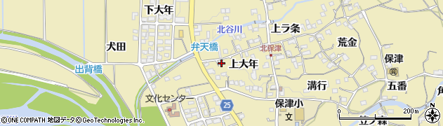 京都府亀岡市保津町上大年64周辺の地図