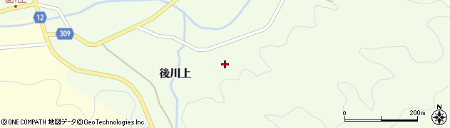 兵庫県丹波篠山市後川上1088周辺の地図