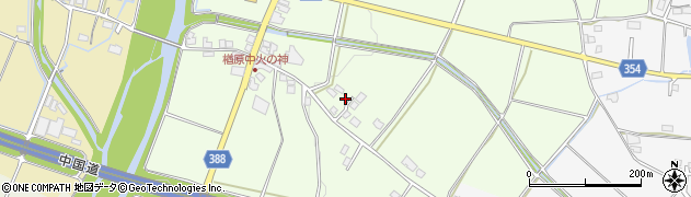 岡山県美作市楢原中201周辺の地図