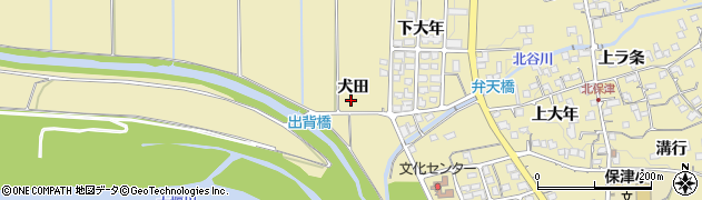 京都府亀岡市保津町犬田周辺の地図