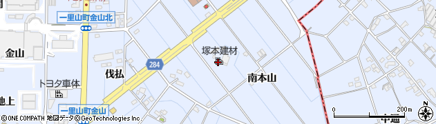 愛知県刈谷市一里山町（南本山）周辺の地図