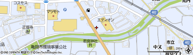 京都府亀岡市大井町並河熊田周辺の地図